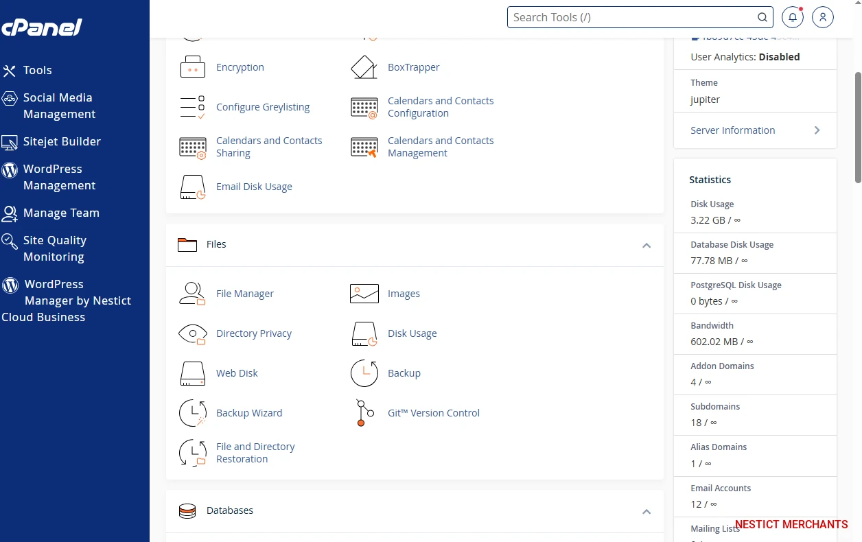 Nestict Cloud : Merchant Center banner